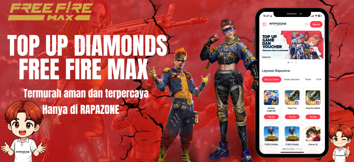 Top Up Diamonds FF Max Termurah
